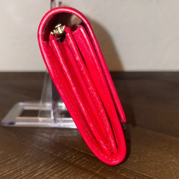 Celine Vibrant Red Leather Wallet - Picture 3 of 5